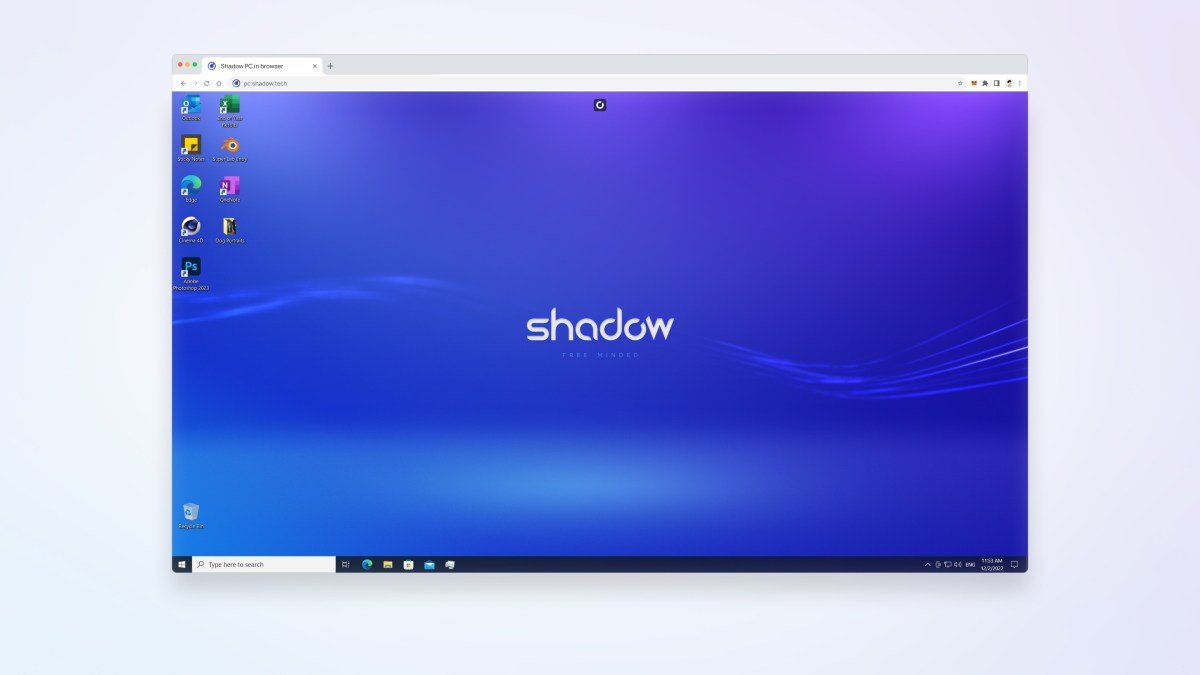 Shadow PC in browser